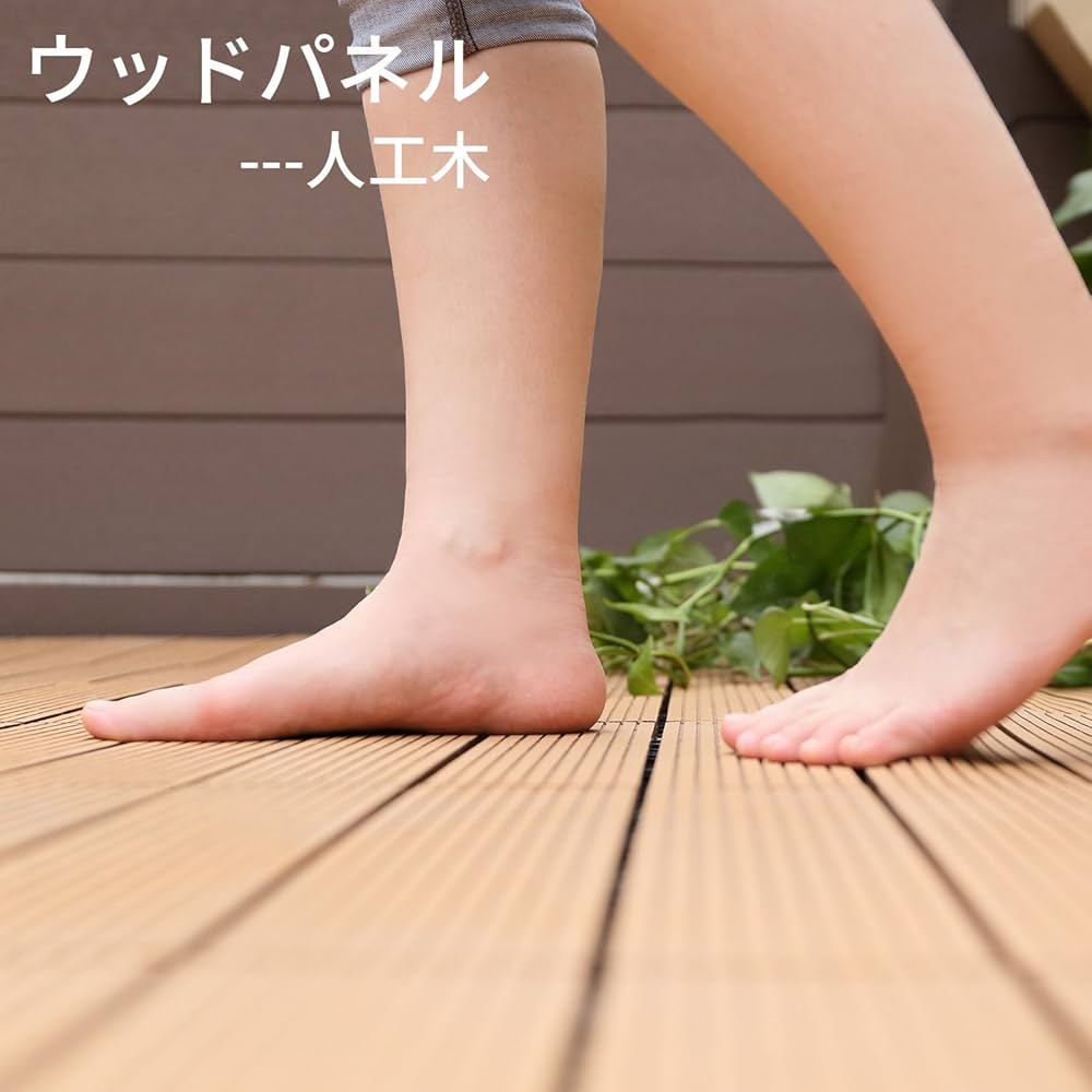 Amazon.co.jp: 【HY】 ウッドデッキ 人工木 樹脂 ウッドパネル